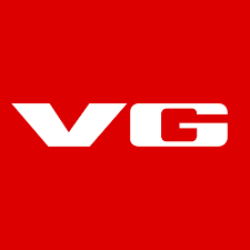 Vg-logoen på rød bakgrunn.